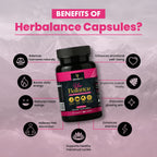 Herbalance, Shilajit with Ashwagandha Capsules for Women, 60 serving