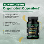 Organotan, Shilajit Multivitamin Capsules for men, 60 serving